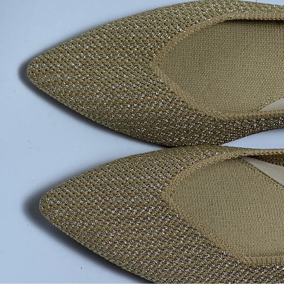 Rothy's Tan and Blue Flats Elegant Loafers Size 9 NWT - Picture 3 of 10